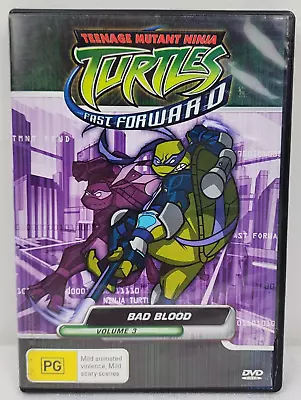 Teenage Mutant Ninja Turtles Fast Forward Volume 3 Bad Blood DVD TMNT • $13.99