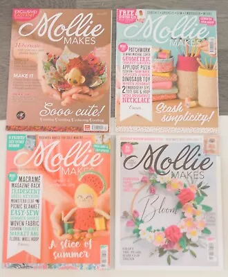 Vintage Lot Of 4 Mollie Makes Craft Magazines 2012 To 2018 #19 49 95 & 104 P5442 • $6