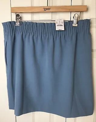 New J.CREW Mercantile Sidewalk City Skirt Blue Pull On Mini Pockets Sz 12 #J4492 • $38