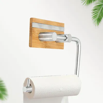 $18.89 • Buy Home Bathroom Toilet Paper Holder Save Space Towel Kitchen Wall Mount