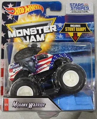 2017 Mohawk Warrior Hot Wheels Monster Jam 1:64 NIB Stars & Stripes • $21.50