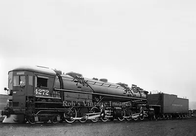 Southern Pacific Railroad Cab Forward  Steam Locomotive 4272 SP Train Photo  • $9.99