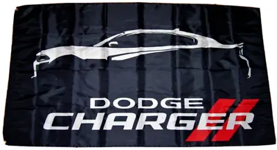 Dodge Charger 3'x5' Flag Banner Mopar Chrysler Man Cave Racing Fast Shipping • $13.94