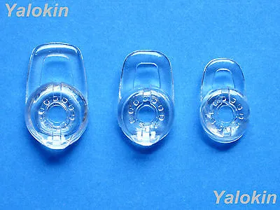 3 New Clear Earbuds Gel Motorola H12 H15 H17 H270 H371  • $12.99