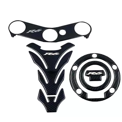 3D Gas Tank Pad Protector Stickers Tankpad Decals For Yamaha YZF600 YZF-R6 R6S • $9.49
