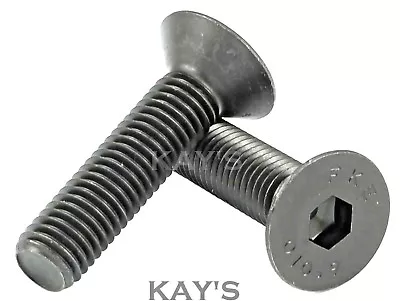 £2.30 • Buy M3 M4 M5 M6 M8 Countersunk Screws Allen Socket Bolts Self Colour High Tensile 
