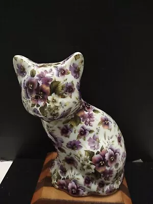 Vintage Porcelain Retro  Flower Cat Formalities By Baum Bros.7.5 . Beautiful  • $28