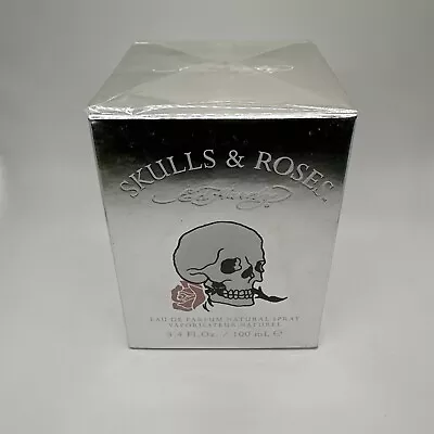 Ed Hardy Skulls & Roses 3.4 Oz / 100 Ml Eau De Parfum Spray For Women A1 • $149.99