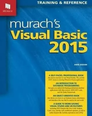 Murach's Visual Basic 2015 • $17.17