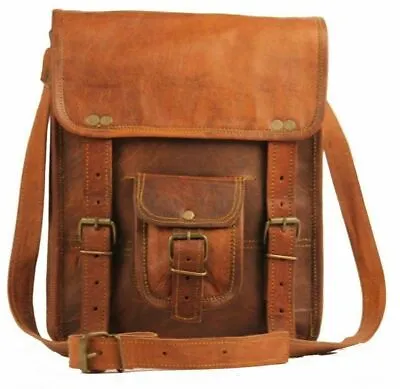 Bag Handmade Real Leather Vintage Messenger Shoulder Men Satchel Briefcase New • $34.19
