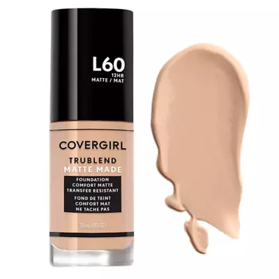 Covergirl Trublend Matte Made Foundation L60 Light Nude • £6.19