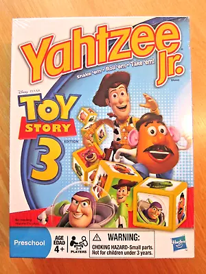 Yahtzee Jr Game Toy Story 3 Edition HASBRO 2009 New/Sealed Disney Pixar AGES 4+ • $29.97