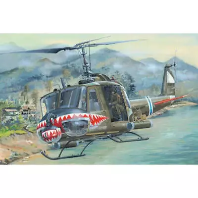 HobbyBoss 1/18 UH-1 Huey B Plastic Model Kit [81806] • $104.99