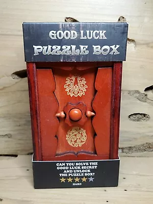 Good Luck Puzzle Box Secret - Money And Gift Card Holder Trick Box V857 • $20