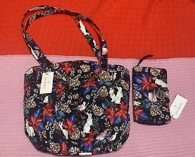 Vera Bradley Winter Forest Purse And Wallet Set • $100