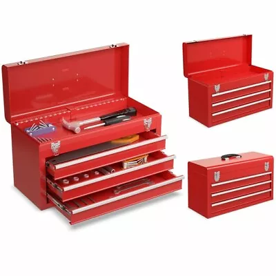 Portable Garage Mechanic Tool Cabinet Box With 3 Drawers Storage Organizer Chest • $68.96