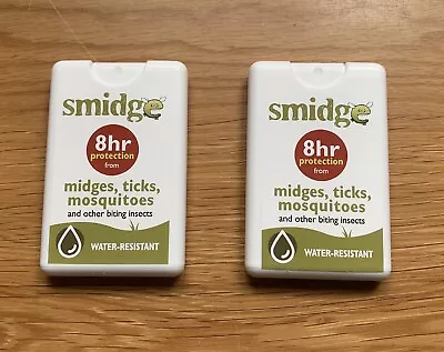 £11.95 • Buy 2 X Smidge That Midge Insect Repellant 18ml Pocket Size Spray