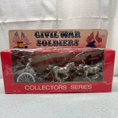 MODEL COMPLETE VINTAGE Civil War Soldiers DELUXE #820 Collectors  DAMAGED BOX • $20