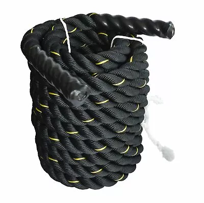 Battle Rope Dia 3.8cm X 9M Length Poly Exercise Workout Strength Training Randy • $218.30