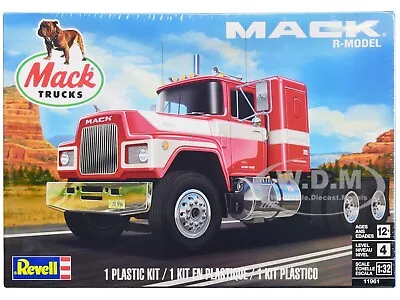 Level 4 Model Kit Mack R-model Conventional Truck 1/32 Scale By Revell 11961 • $28.99