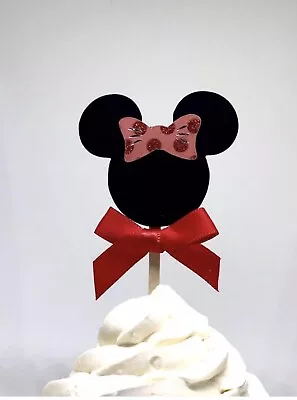 Minnie Cupcake Toppers Minnie Cupcake Topper Minnie Mouse Cupcake • $8