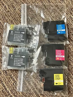 Replacement 5-PK Brother LC61 LC-61 2-Black & 1-CMY For MFC-6490CW MFC-490CW • $5.99