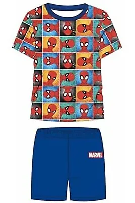 Marvel Spiderman Boys Pyjamas Short Sleeve Boys Pyjama • £9.49