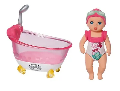 Baby Born Minis Bathtub With Amy Mini Baby Doll Playset • £10.99