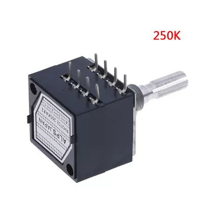 1Pc Potentiometer 250K Log Alps Audio Amp Volume Control Pot Stereo W Loudnes.RZ • $10.18