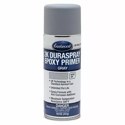 Eastwood 2K DuraSpray Epoxy Primer Durable 2 Component Technology Grey 11oz • $39.99