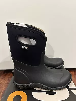 Bogs Parker Mid Waterproof Winter Boots Black Men's SZ 10 M. WORN ONE TIME • $85