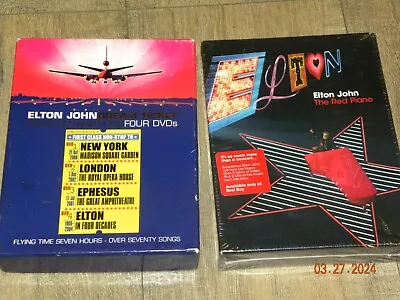 ELTON JOHN - Dream Ticket + The Red Piano Concert (sealed) DVD Lot • $14.99