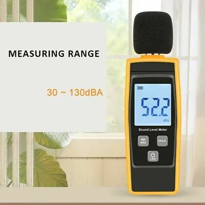 Sound Level Decibel Noise Meter 30-130DB Measure Pressure Digital Monitor Tester • $33.99