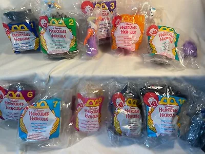 Mcdonalds 1996 Hercules Complete Set Of 10 Happy Meal Toys Sealed • $44.95