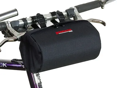 Bushwhacker Cody Black - Bicycle Handlebar & Seat Bag Cycling Pack Bike Cylinder • $14.95