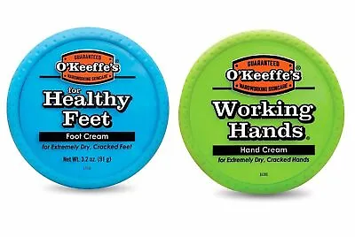 WORKING HANDS HAND &FOOT O'Keeffe's CREAM Cracked Split Skin Non-Greasy O Keefes • £19.70