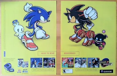 $39.99 • Buy Sonic The Hedgehog Nintendo Gamecube Authentic Original Print Ad Poster 