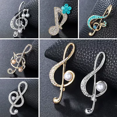£2.76 • Buy Women Rhinestone Plated Brooch Pin Wedding Bridal Crystal Dress Jewelry Brooches