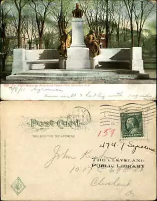 White Memorial Monument Fayatt (Fayette) Park Syracuse NY UDB Pre-1908 • $1.89