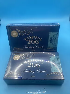 2021 Topps 206 T206 Baseball - Wave 3 - Factory Sealed Box X2 Lot SP Auto Back • $28.95