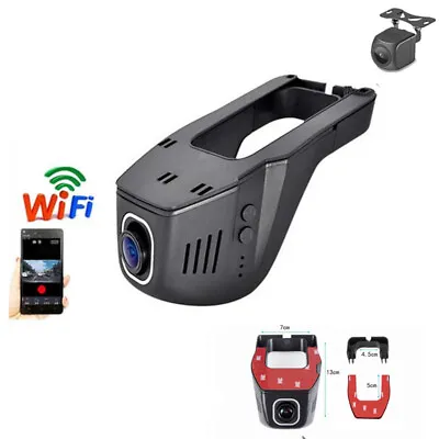 Car WiFi DVR Video Recorder Dash Registrator 170° Dash Cam Camera Dual Lens Kit • $58.60