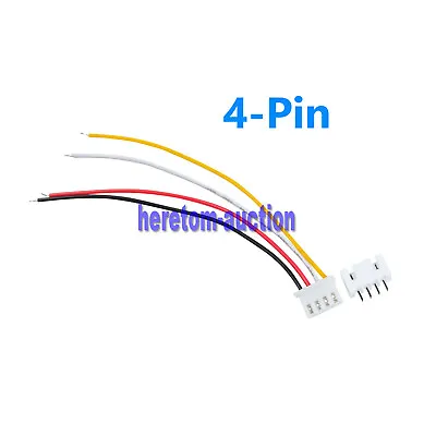 Lot JST-XH2.54mm Wire Cable Connector 4 Pin Male Female Plug Socket 10/20/30cm • $5.13