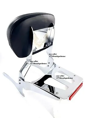 NEW Yamaha V-Star XVS 1100 Classic Backrest Sissy Bar & Luggage Rack 00-2011 USA • $108