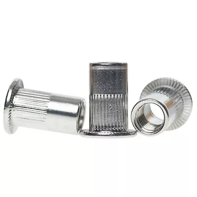 £3.39 • Buy M3 M4 M5 M6 M8 M10 M12 Stainless Steel Rivnuts Blind Nutserts Knurled Rivet Nuts