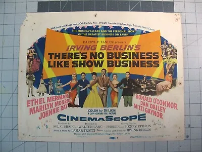 Vtg 1950s Marilyn Monroe 1954 No Business Like Show Business Original Lobby Card • $110