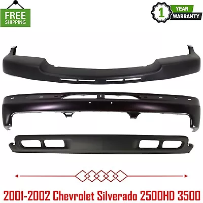 Front Bumper Paintable Kit For 2001-2002 Chevrolet Silverado 2500 HD 3500HD • $534.60
