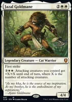 MTG Jazal Goldmane (697/1023) Commander Legends Battle For Baldur's Gate NM • $0.99