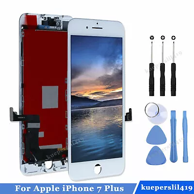 For IPhone 7 Plus LCD Touch Screen Replacement Digitizer Display Assembly &Tools • £11.81