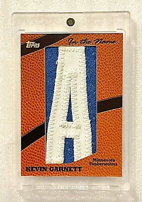 $899.95 • Buy 2005-06 Topps Big Game Kevin Garnett In The Name GAME USED LETTER PATCH TRUE 1/1