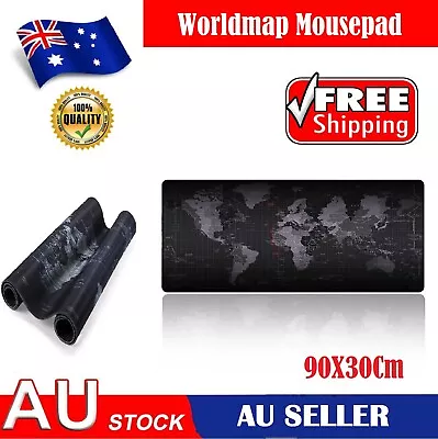 Large Size Gaming Mouse Pad Desk Mat Extended Anti-slip Rubber Speed Mousepad AU • $14.99